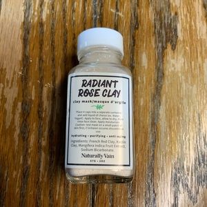Naturally Vain Radiant Rose Clay Mask. 2 oz